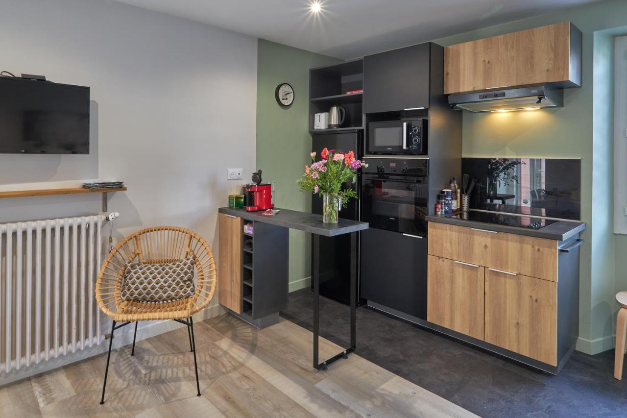 Centre Ville A Pied Appt Avec Sauna, Linge, Wifi, Stationnement Gratuit 반느 외부 사진